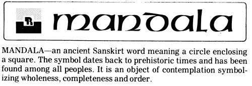 Mandala description